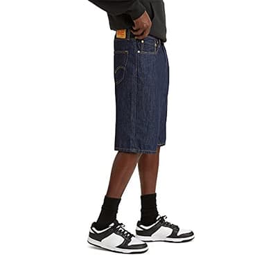 Levi's Men's 469 Loose Short, Lazy - Dark Indigo, 42 - Image 2