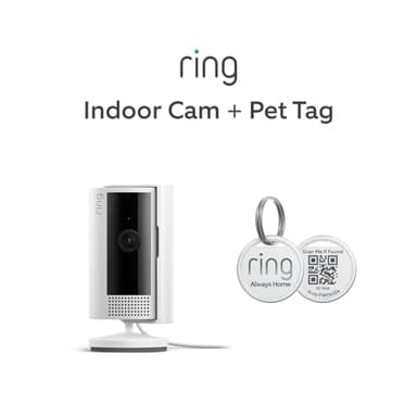 Ring Indoor Cam (2nd Gen), White with Ring Pet Tag - Image 7