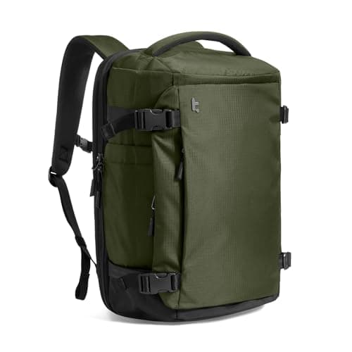 tomtoc Travel Backpack 28L, TSA Friendly Flight Approved Carry-on Luggage Hand Water-resistant Lightweight Business Rucksack, Durable Bag Fits 16 Inch Laptop - Image 1