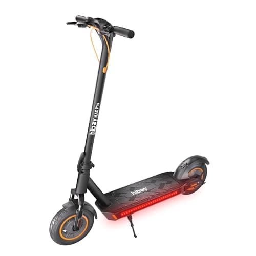 Hiboy MAX Pro Electric Scooter, 46.6 Mi Long Range, 22 MPH Power by 650W MAX Motor, 11'' Pneumatic Tires, Split Hub Design, Dual Suspension, 265lbs MAX Load, Commuting Electric Scooter for Adults - Image 1
