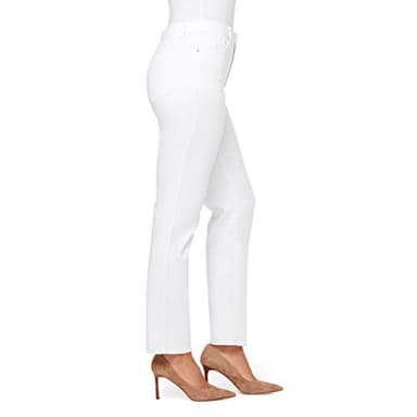 Gloria Vanderbilt Women's Amanda Classic High Rise Tapered Jean Standard, Vintage White, 14 Long - Image 2