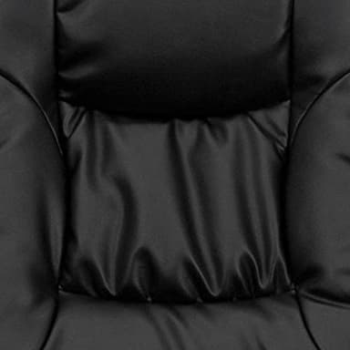 Flash Furniture Rachel Contemporary Multi-Position LeatherSoft Recliner Chair with Ottoman, 360-Degree Swivel Recliner Chair and Ottoman Set, Black - Image 10
