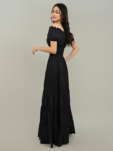 Zhitunemi Renaissance Costume Women Dress: Halloween Costumes Woman 2025 Renaissance Dresses - Halloween Party Theme Events Black S - Image 3