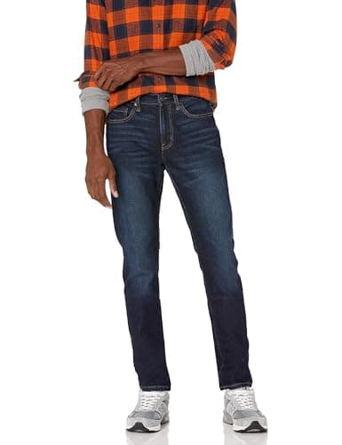 Amazon Essentials Men's Slim-Fit Jeans - Discontinued Colors, Indigo Wash, 34W x 30L - Image 1