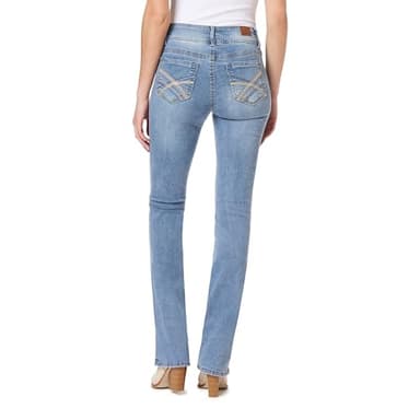 WallFlower Women's InstaStretch Luscious Curvy Bootcut Jeans, Albury, 1 Long - Image 2
