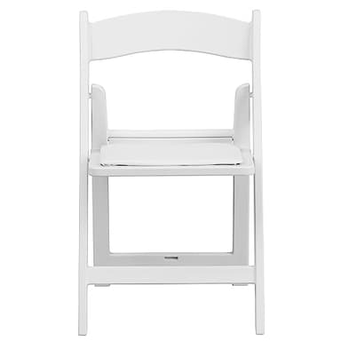 Flash Furniture Hercules Series Kids Padded Folding Chairs for Children, Children's Event Seats with 264-lb. Static Weight Capacity, Set of 10, White - Image 5
