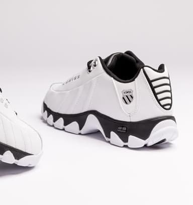 K-Swiss Men's ST329 CMF Sneaker, White/Black, 12 XW - Image 7