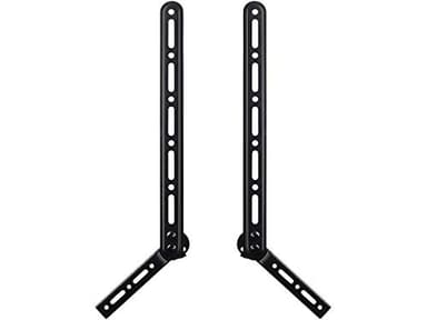 Monoprice Universal Soundbar Bracket with Adjustable Arms, Fits Displays 23in to 65in, Soundbars Up to 33lbs, Black, 139489 - Image 1