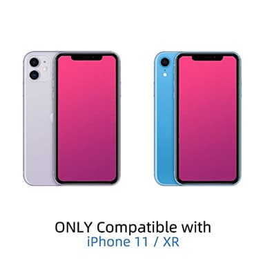 EGKimBa Privacy Screen Protector compatible with iPhone 11 or iPhone XR, 6.1 inch Gradient Colorful Electroplated Anti-Spy Anti-Blue Light Easy Installation Tempered Glass - Image 4