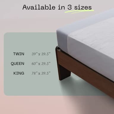 Coop Home Goods Waterproof Four Layer Bed Underpad for Incontinence, Queen, Washable Mattress Pad, Reusable Waterproof Mattress Cover, Bed Pads for Adults, Seniors, Children, Pets, Queen (60x39.5) - Image 6