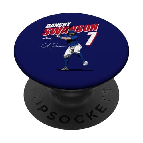 Dansby Swanson | Chicago Baseball Players | MLBDSN3001 PopSockets Adhesive PopGrip - Image 1