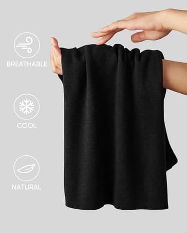 Arach&Cloz 2025 Womens Wool Blend Sweater Tank Tops Summer Fall Sleeveless Vest High Mock Neck Soft Stretchy Cute Fashion Dressy Business Casual Teacher Outfits Trendy Knit Slim Work Clothes Black M - Image 5