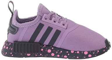 adidas Originals Kids NMD_R1's Sneaker, Super Purple/White/Shadow Navy (Elastic), 4 US Unisex Toddler - Image 6