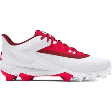 Under Armour Men's Leadoff Low RM 3.0 Baseball Cleat, (600) Red/White/Red, 7.5, US - Image 6