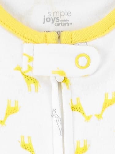 Simple Joys by Carter's Baby 3-pack Sleep and Play, elephant, stripe, giraffe, 3-6 Months - Image 5