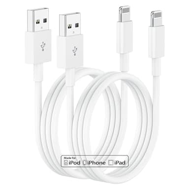 10ft iPhone Charger, [Apple Certified] Long Apple Charging Cord,10 Feet Original Lightning to USB Cable,10 Foot iPhone Charging Cable for iPhone 14 Pro Max/14/13 Pro/12 Mini/11/XS/XR/8/7/6S/5/SE,iPad - Image 1