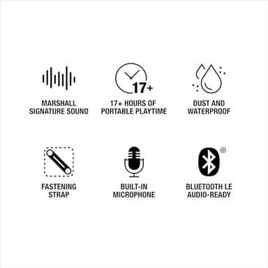 Marshall Willen II Bluetooth Portable Speaker - Cream - Image 13