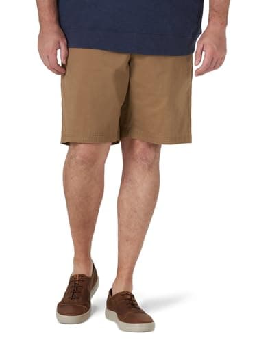 Lee Men's Big & Tall Extreme Motion Flat Front Short, Original Khaki, 46 - Image 1