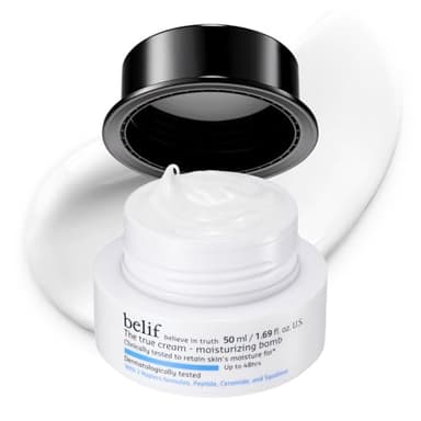 belif Moisturizing Bomb – Daily Ceramide Moisturizer with Peptide & Squalane, 48hr Hydration & Anti-Aging Cream, Milky & Lightweight, Restores Skin Barrier, Korean Skincare, 1.68 fl oz (50ml) - Image 1