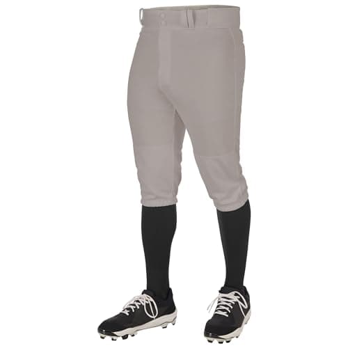 CHAMPRO Standard Triple Crown 2.0 Baseball Knickers, Grey - Image 1