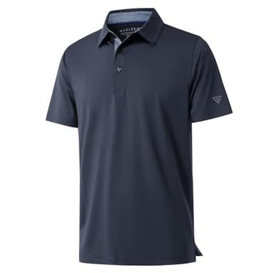 Polo Shirts for Men Short Sleeve Performance Moisture Wicking Quick Dry Casual Collared Men’s Polo Shirts - Image 1