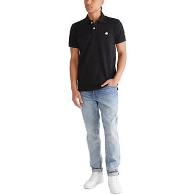 AEROPOSTALE Men's Polo, Dark Black, Medium - Image 4