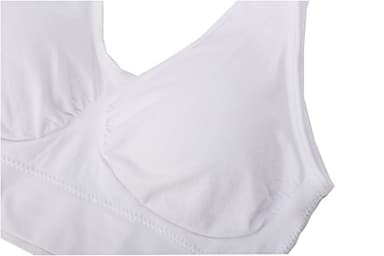 ohlyah Women s Seamless Wire-Free Bra with Removable Pads 3 Pack black White Nude XXL 36DD 38D 40B 40C 42B - Image 3