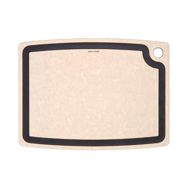 Epicurean Gourmet Series Cutting Board with Juice Groove, 17.5-Inch by 13-Inch, Natural/Slate - Image 1