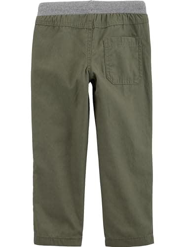 Simple Joys by Carter's Baby Boys' 2-Pack Pull On Pant, Green/Grey, 4T - Image 2