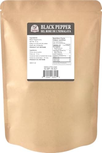 52USA Black Peppercorns, 12oz (Pack of 1), Peppercorns for Grinder Refill, Gluten-Free, Kosher, Whole Peppercorns, All Natural Black Pepper - Image 2