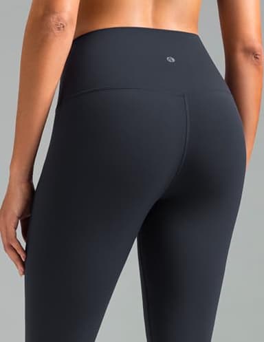 Colorfulkoala Women's Dreamlux High Waisted Workout Leggings 25" Inseam 7/8 Length Yoga Pants (L, Blue Ink) - Image 5