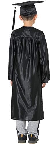 GraduatePro Kindergarten Graduation Cap and Gown Package Class of 2025 for Kids with Stole Certificate as Party Gift Black 36 - Image 3