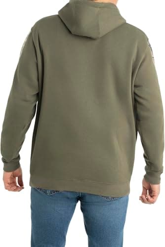 Legendary Whitetails Men's Big & Tall Camo Outfitter Hoodie, Army, 3X-Large Tall,Dark Green - Image 5