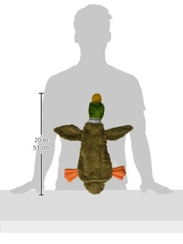 Best Pet Supplies Squeaky Dog Toys with Soft Durable Fabric for Small, Medium and Large Pets Interactive Toy for Indoor Play, Supports Active Biting and Play - 1Wild Duck, Large - Image 3