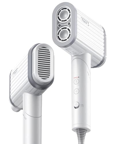 Tqcir Hair Dryer, 220,000 RPM Dual High-Speed Brushless Motors Blow Dryer for 6X Fast Drying, 500 Million Negative Ionic Hair Dryers for Long Thick Hair, Low-Noise 4 Temps /4 Speeds - Image 1