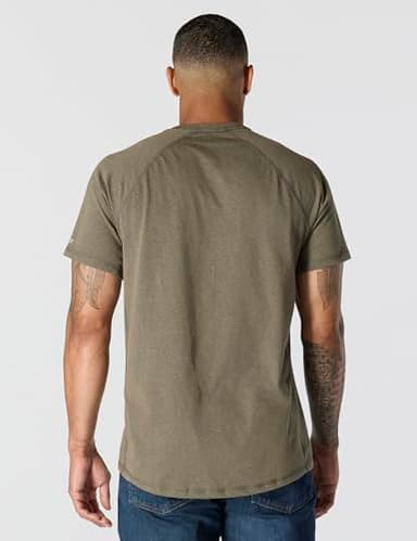 Carhartt Men's Force Relaxed Fit Midweight Short-Sleeve Pocket T-Shirt, Basil Heather, Medium - Image 3