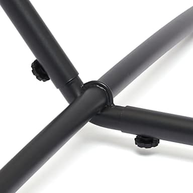 Amazon Basics 2 Person Heavy Duty Hammock Stand for Outside, Includes Portable Carrying Case, 9 foot, Black - Image 3