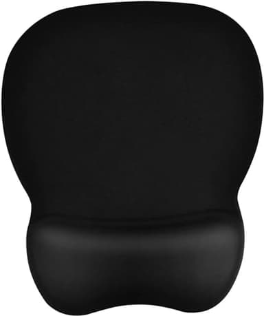 EooCoo Ergonomic Mouse Pad with Wrist Support, Mousepad with Memory Foam Wrist Rest and Non-Slip Base for Computer, Cafe, Home & Office, 9.64 x 8.26 in Office Desk Accessories - Image 1