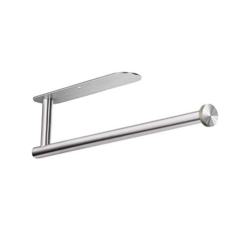 Paper Towel Holders for Kitchen,Paper Towels Bulk- Self-Adhesive Under Cabinet,Both Available in Adhesive and Screws,Stainless Steel - Image 1