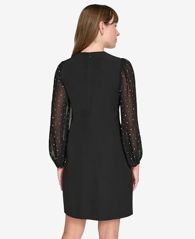 Tommy Hilfiger Women's Dresses Shift,Black,6P - Image 8