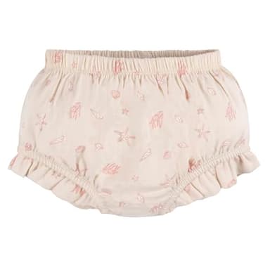 Gerber Baby Girls Sleeveless Tunic Top and Diaper Cover Set, Seashells, 18 Months - Image 2