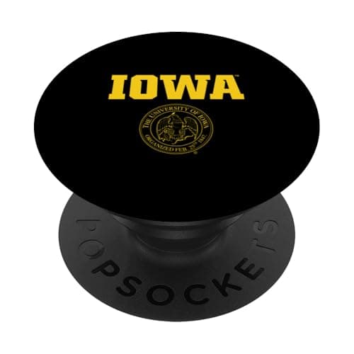 Iowa Hawkeyes | Official NCAA Merch | OCIMPIO002 PopSockets Adhesive PopGrip - Image 1