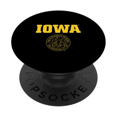 Iowa Hawkeyes | Official NCAA Merch | OCIMPIO002 PopSockets Adhesive PopGrip - Image 1
