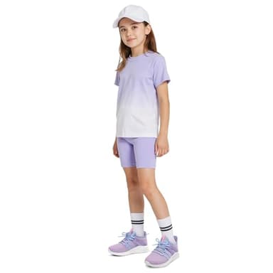 RUNSIDE Boys Girls Tennis Shoes Kids Lightweight Breathable Sneakers Lace-up Running Athletic Shoes for Toddler/Little Kid/Big Kid Purple - Image 5