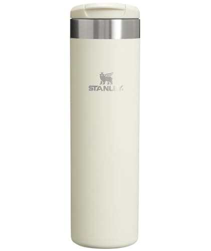 Stanley AeroLight Transit Bottle 20 oz Locking Drink Through Lid Leak Resistant Water Bottle or Coffee Travel Mug Lightweight Insulated Stainless Steel BPA-Free Cream - Image 1