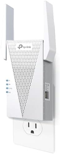 TP-Link RE615X AX1800 WiFi 6 Range Extender w/Ethernet Port | 1.8G Dual-Band Wireless Repeater Amplifier | Up to 2100 Sq. Ft., 64 Devices | Internet Signal Booster | APP Setup | EasyMesh Compatible - Image 2