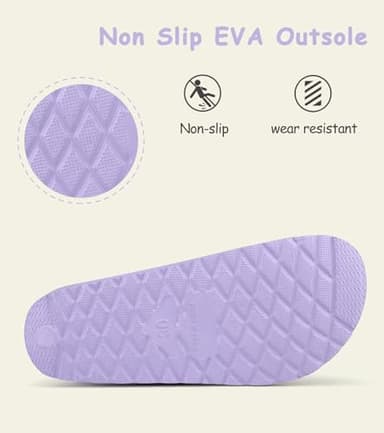 Pisumg Kids Slides Sandals Double Buckle Adjustable Boys Girls - Image 4