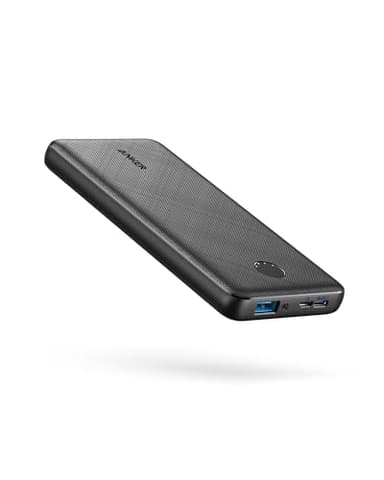 Anker Power Bank(PowerCore 10K), Compact Travel-Ready 10,000mAh Battery Pack with PowerIQ Charging Technology, 5V/3A High-Speed Charging for iPhone, iPad,and More(USB-C Input and Output(Black), 1pack) - Image 1