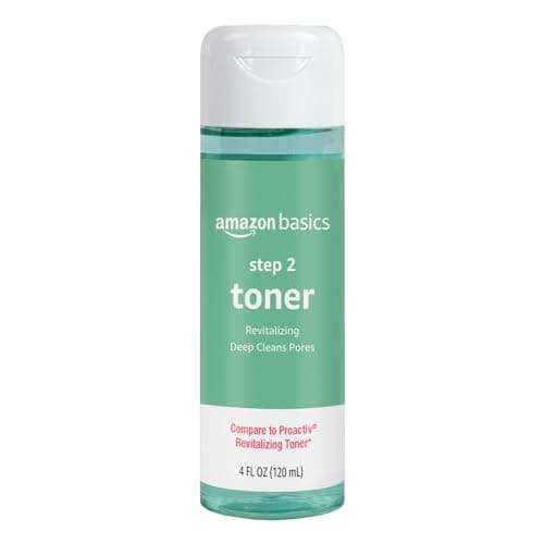 Amazon Basics 3-Step Acne Remedy System Toner, 4 Fluid Ounces, 1-Pack - Image 1