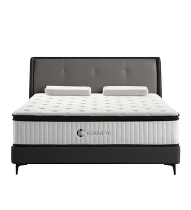 KOANTTI Full Size Mattresses,10 Inch Hybrid Full Mattress in a Box with Memory Foam & Individual Pocket Spring for Edge Support,Pressure Relief,Medium Firm White Full Mattress,CertiPUR-US. - Image 9